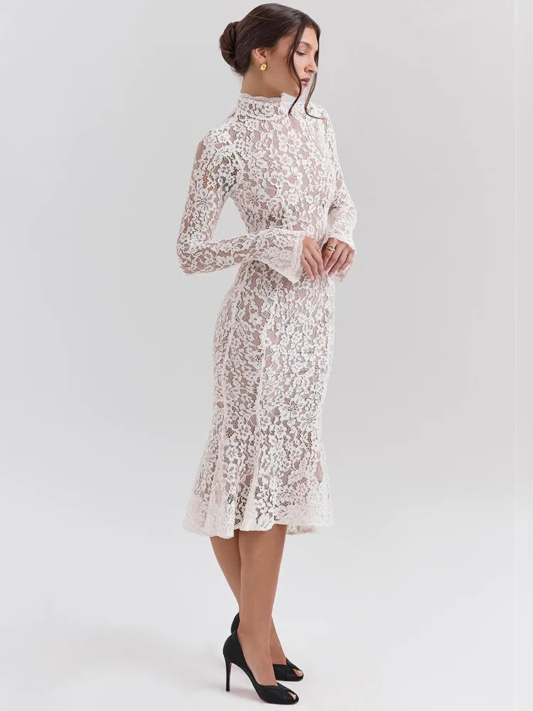 TEREYA LACE MAXI DRESS