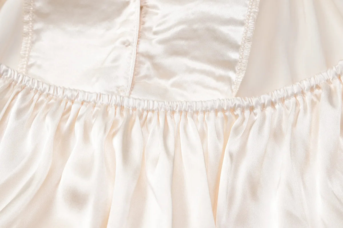 MARGARET SATIN MINI DRESS