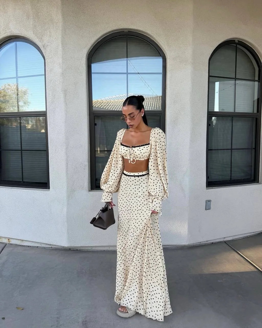MIA POLKA DOT TWO PIECE SET