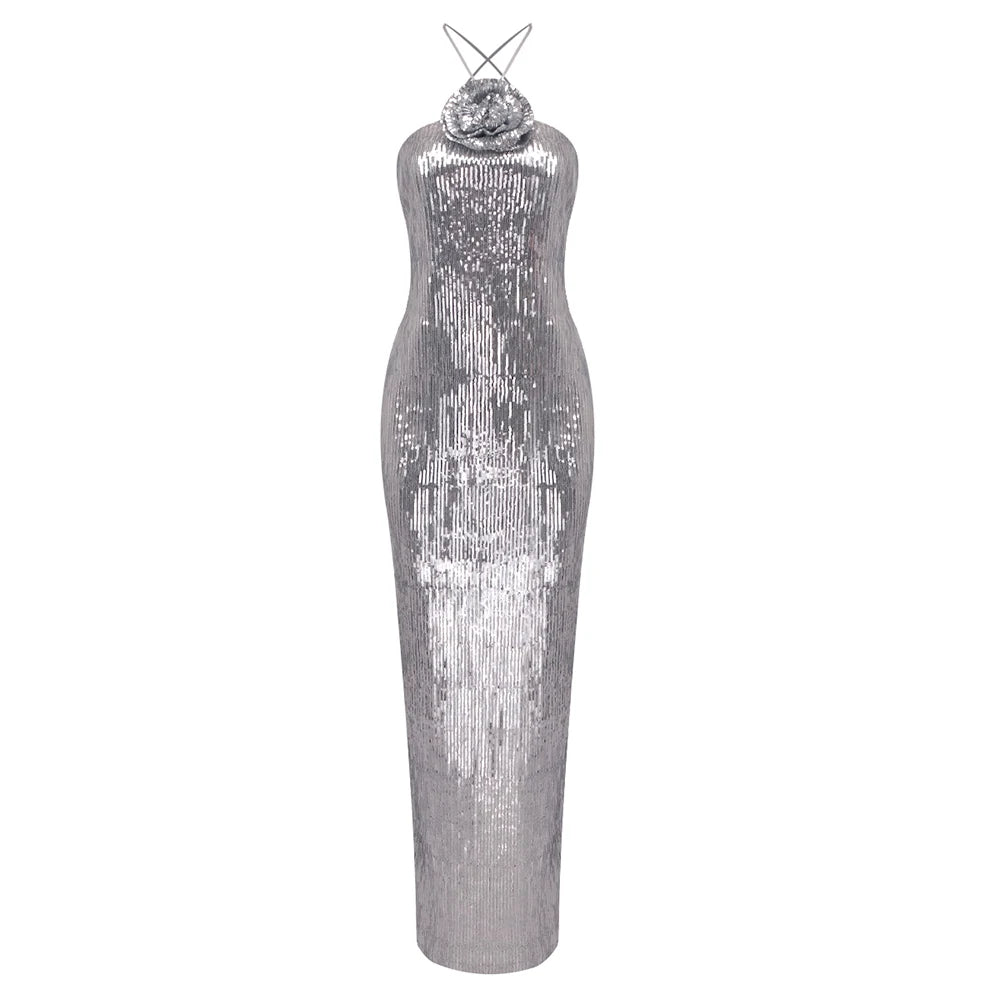 AVERIE SEQUIN MAXI DRESS