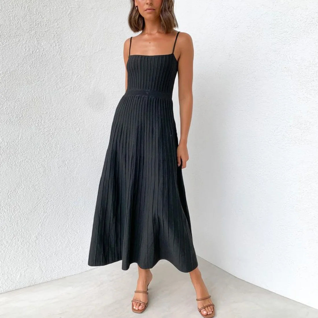 FREYA RIBBED MAXI DRESS