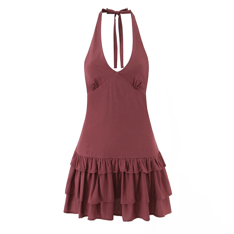 JOARDA RUFFLE MINI DRESS