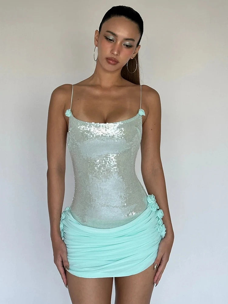 LORELI SEQUIN MINI DRESS