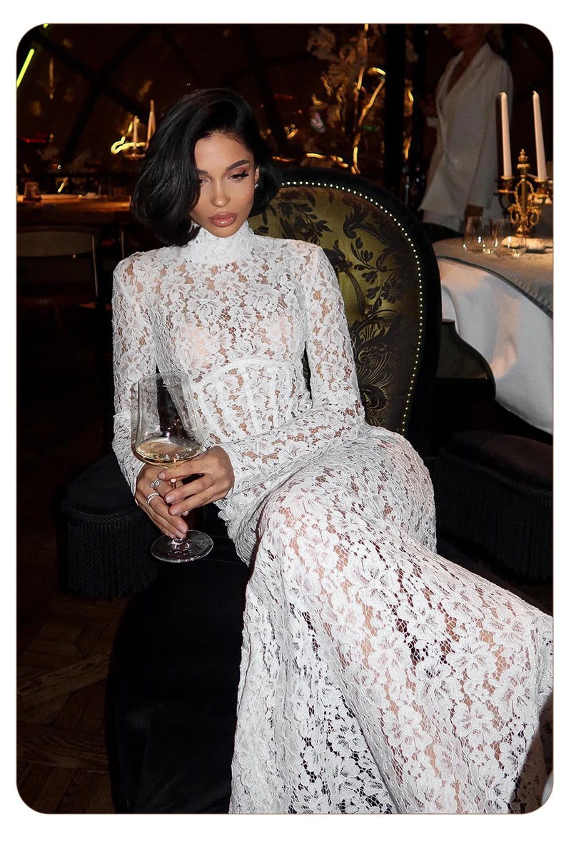 ENA LACE MAXI DRESS
