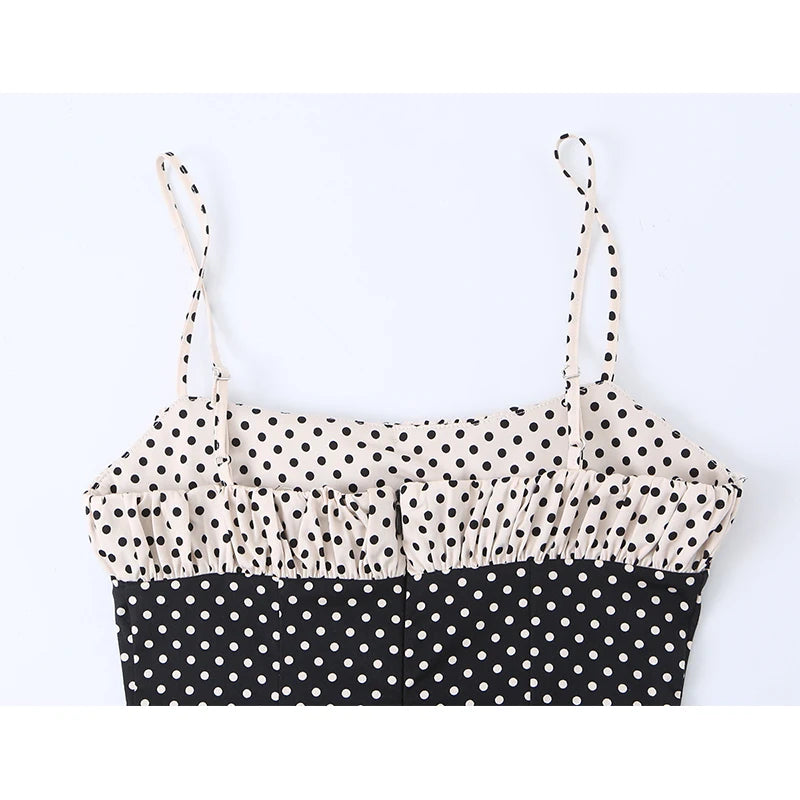 ZURI POLKA DOT MINI DRESS