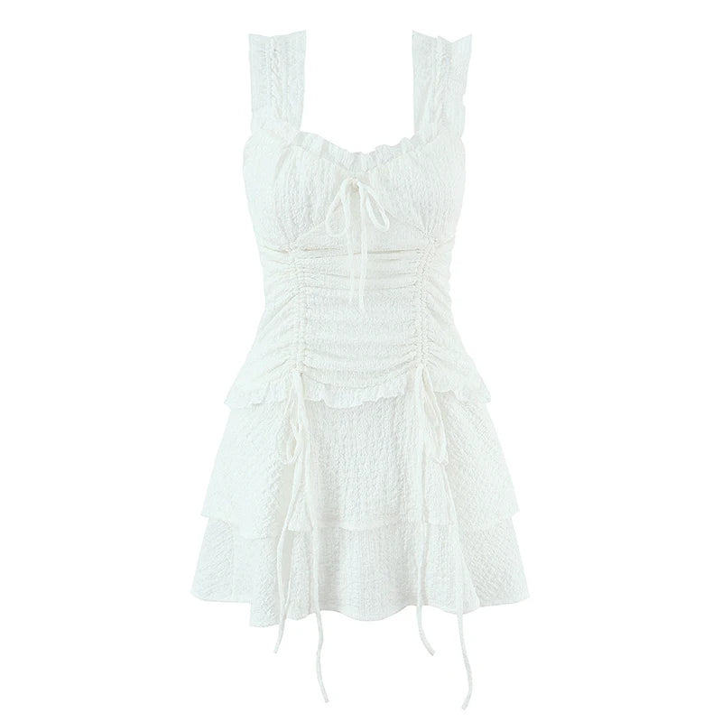 BRIGITTE RUCHED MINI DRESS