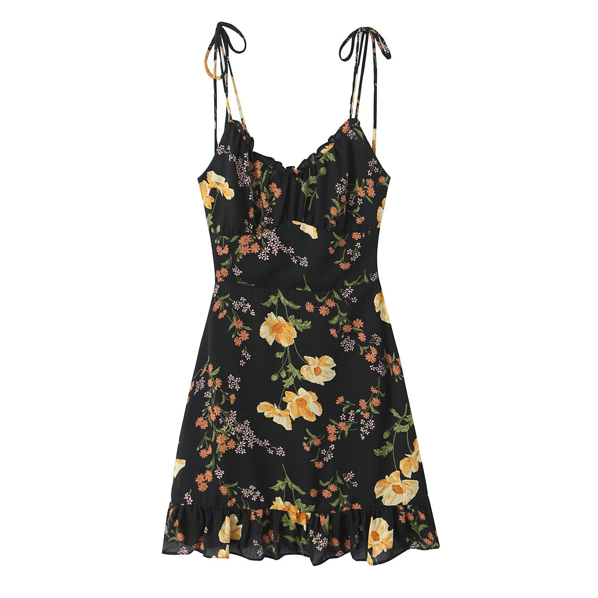 SARA FLORAL MINI DRES