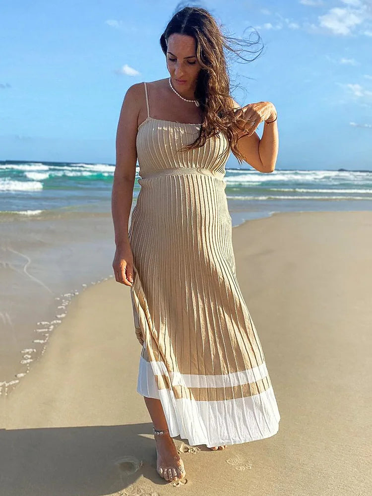 FREYA RIBBED MAXI DRESS