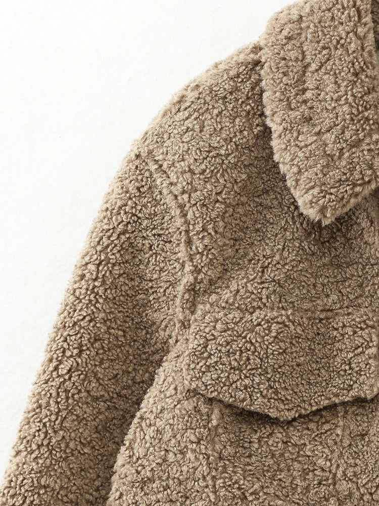 ZIA CROPPED FUR JACKET