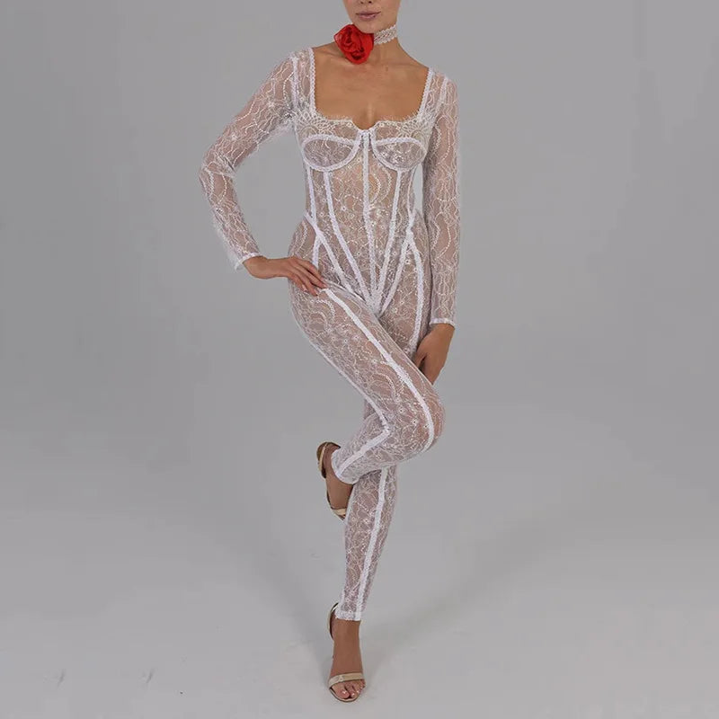 EMMY LACE JUMPSUIT