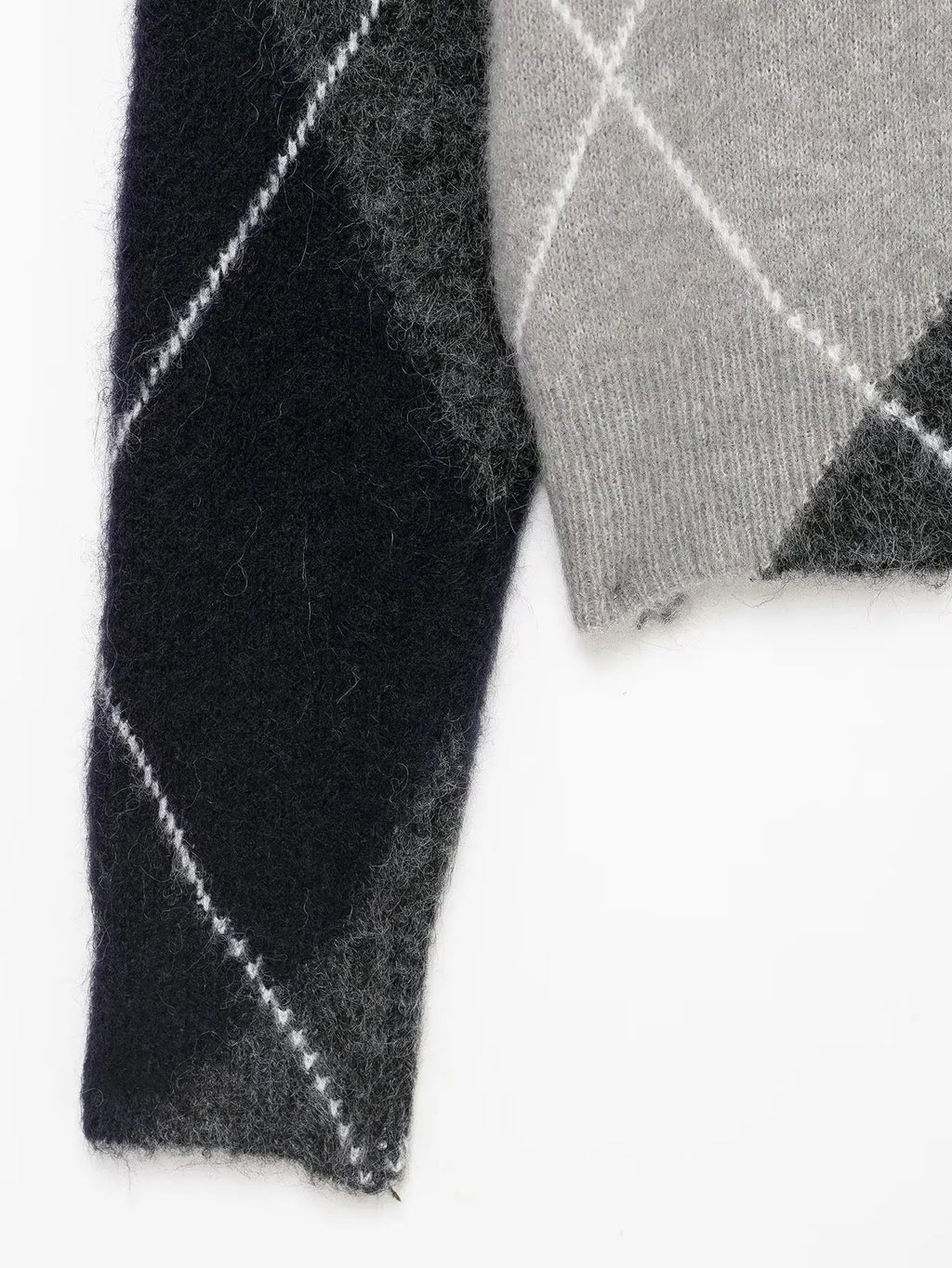 Aspen Argyle Knit Sweater