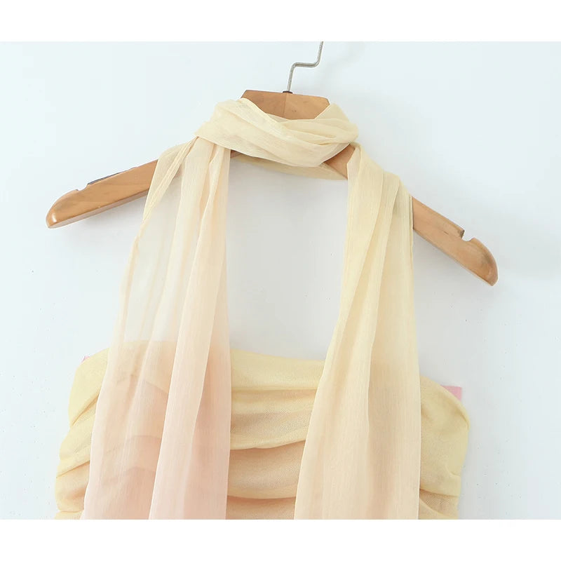 MICA MESH MINI DRESS