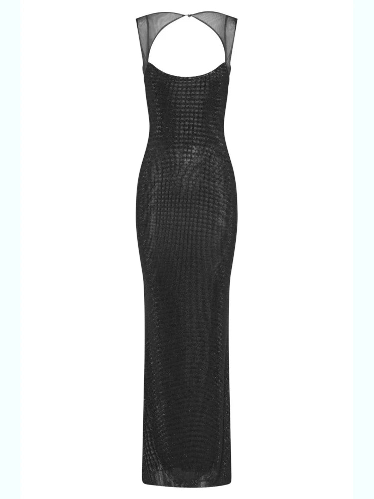 PAULA CRYSTAL MAXI DRESS