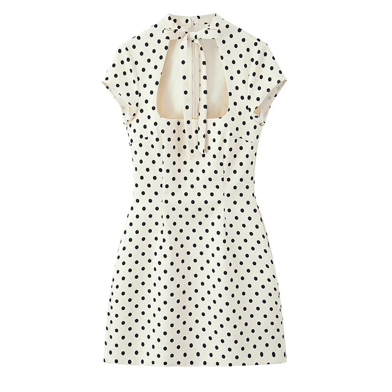 BELLA BOW TIE MINI DRESS