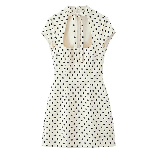 BELLA BOW TIE MINI DRESS
