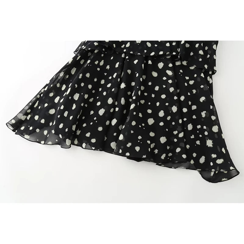 CYNTI POLKA DOT MINI DRESS