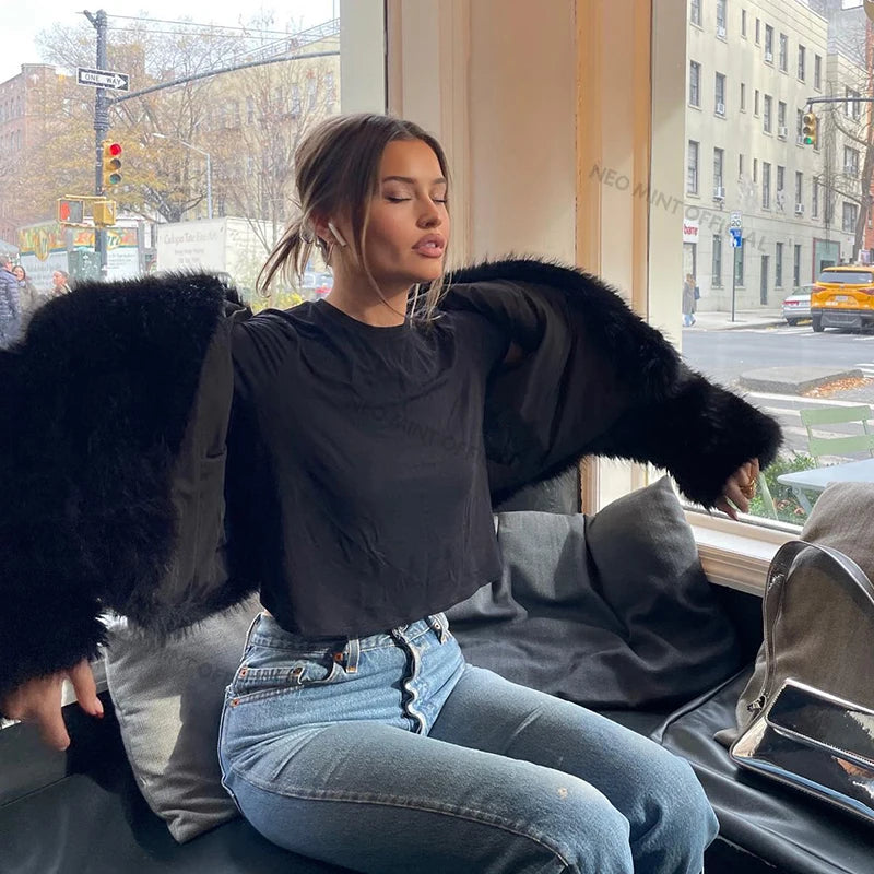 SAMONA FAUX FUR COAT