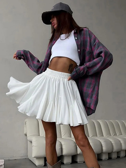 MAYA RUFFLE MINI SKIRT