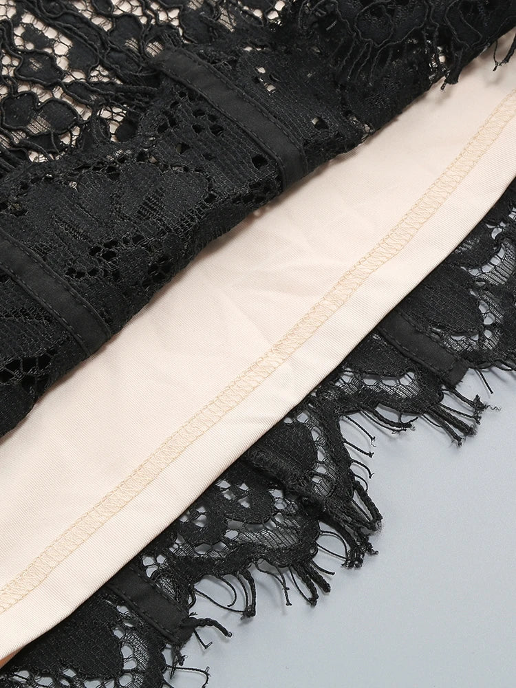 BRENDA LACE MAXI DRESS