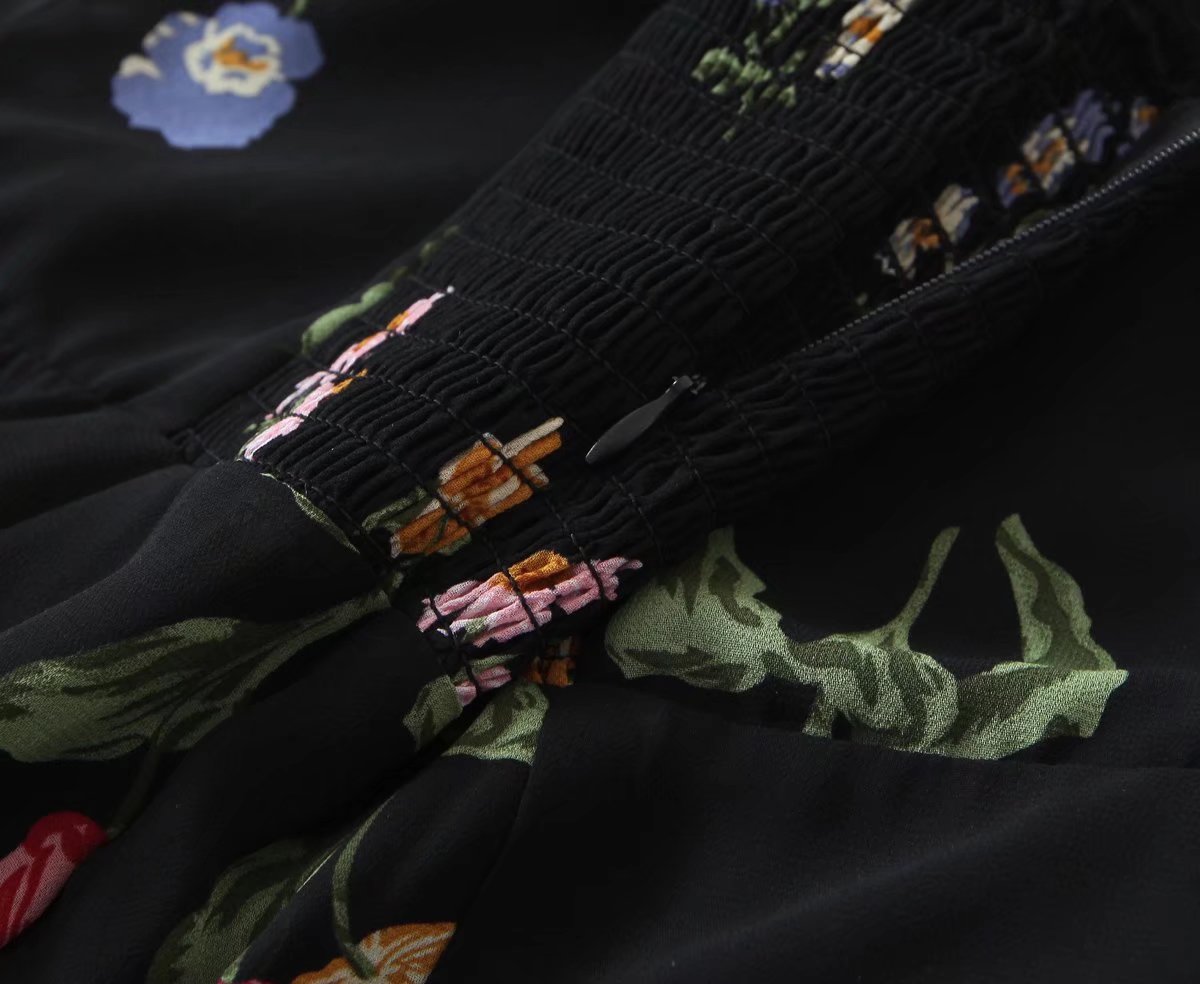 MARIA FLORAL MIDI DRESS