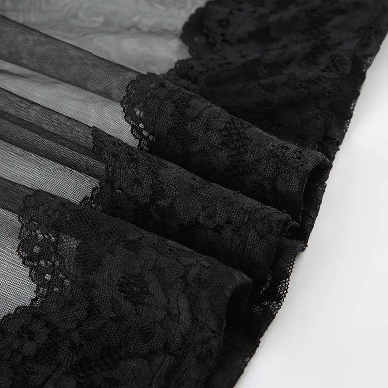 MARLIS LACE MESH DRESS