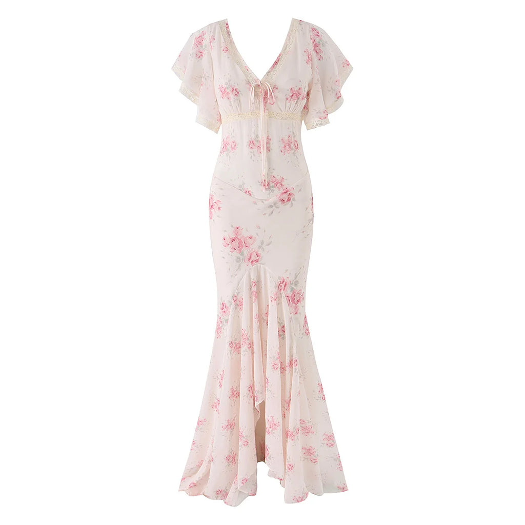 ALMA FLORAL MAXI DRESS