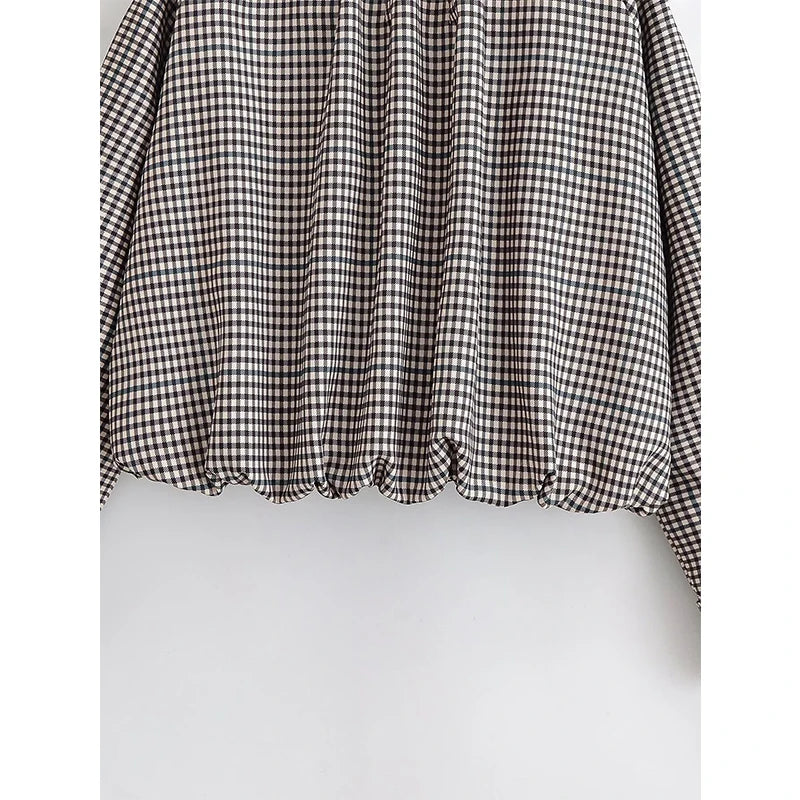 MIKAS PLAID JACKET