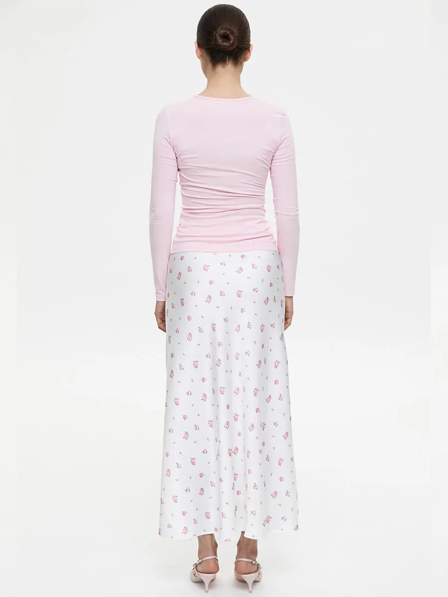 VIOLA SATIN SKIRT