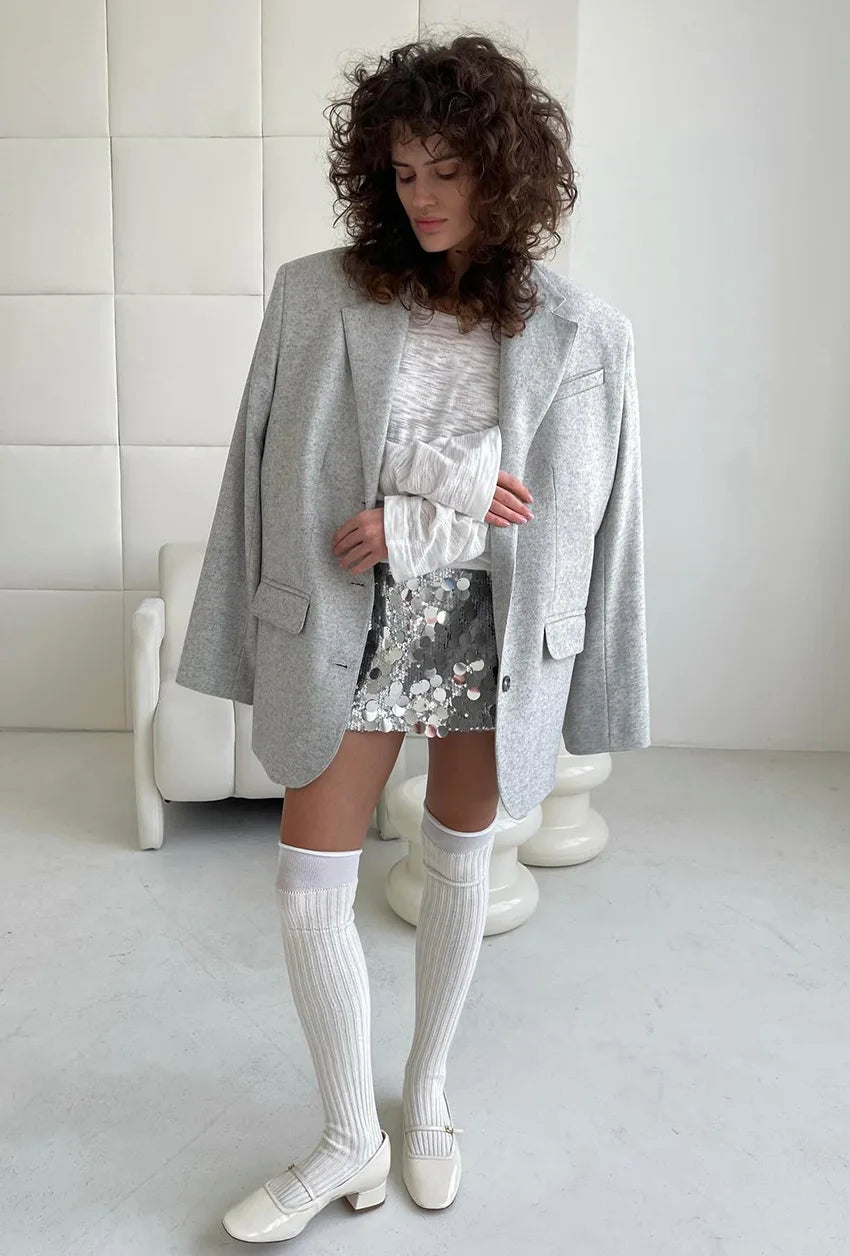 AZIEL SEQUIN MINI SKIRT