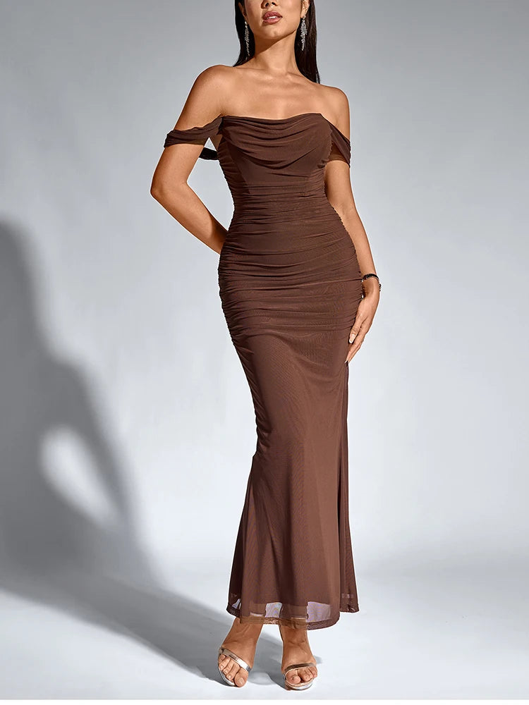 MARIA OFF SHOULDER DRESS