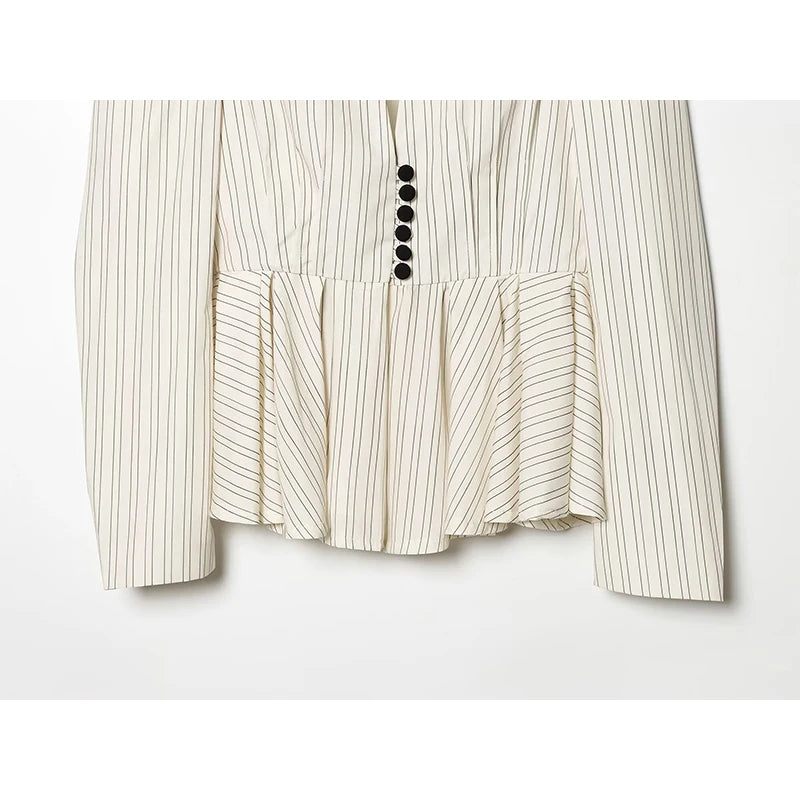 LENNI STRIPED BLAZER