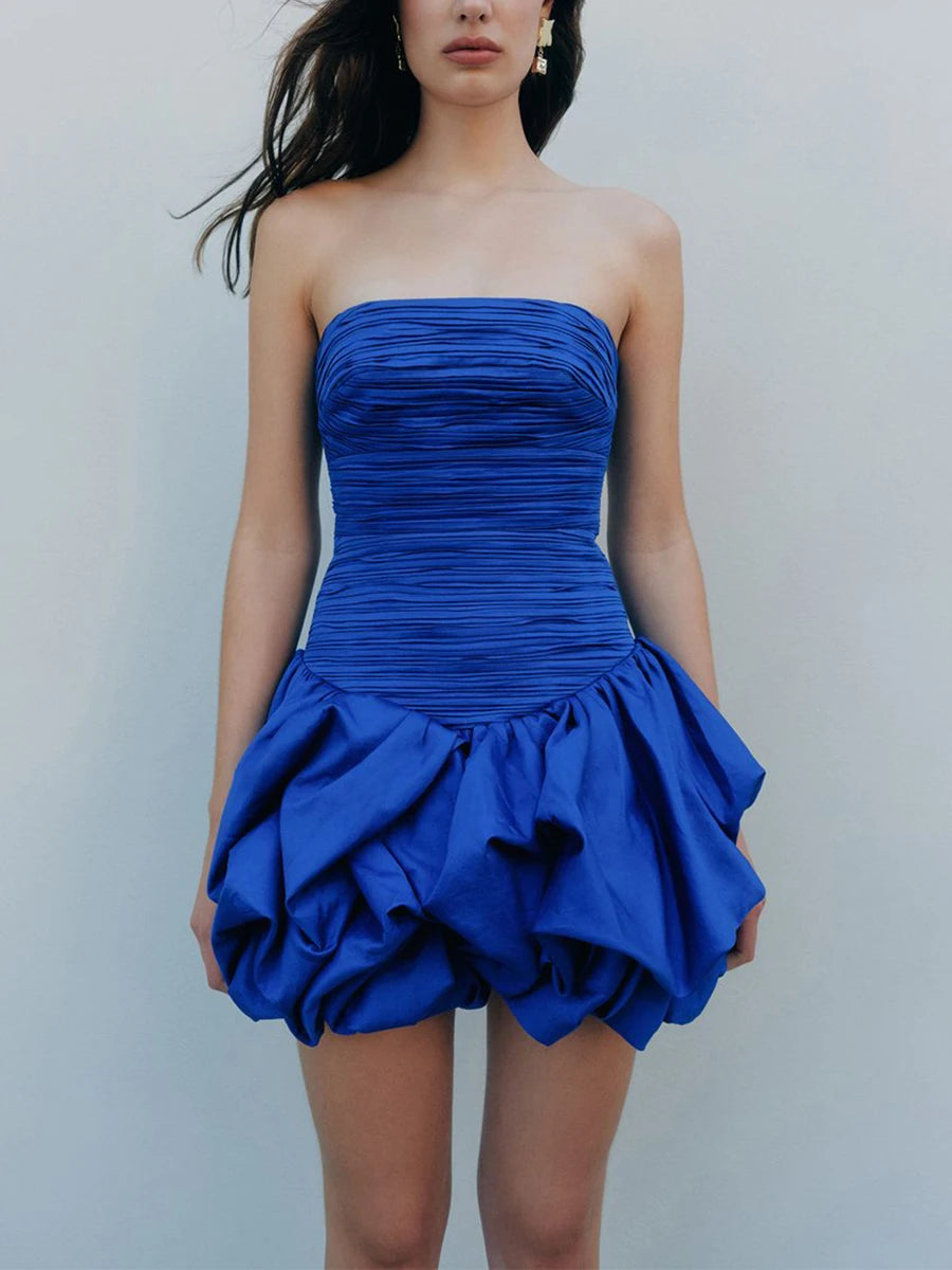 LANAI RUFFLE MINI DRESS