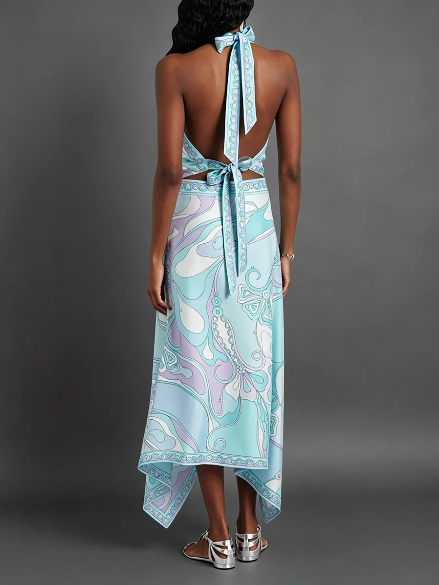 LAMUR PRINT DRESS