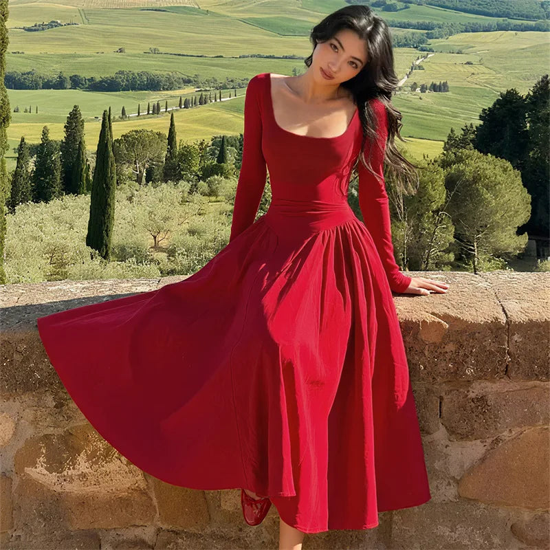 NALIA MIDI DRESS