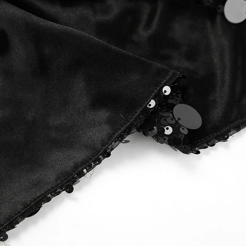 AZIEL SEQUIN MINI SKIRT