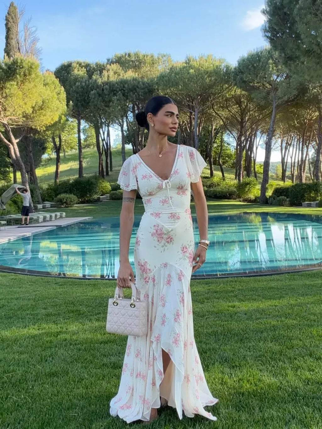 ALMA FLORAL MAXI DRESS