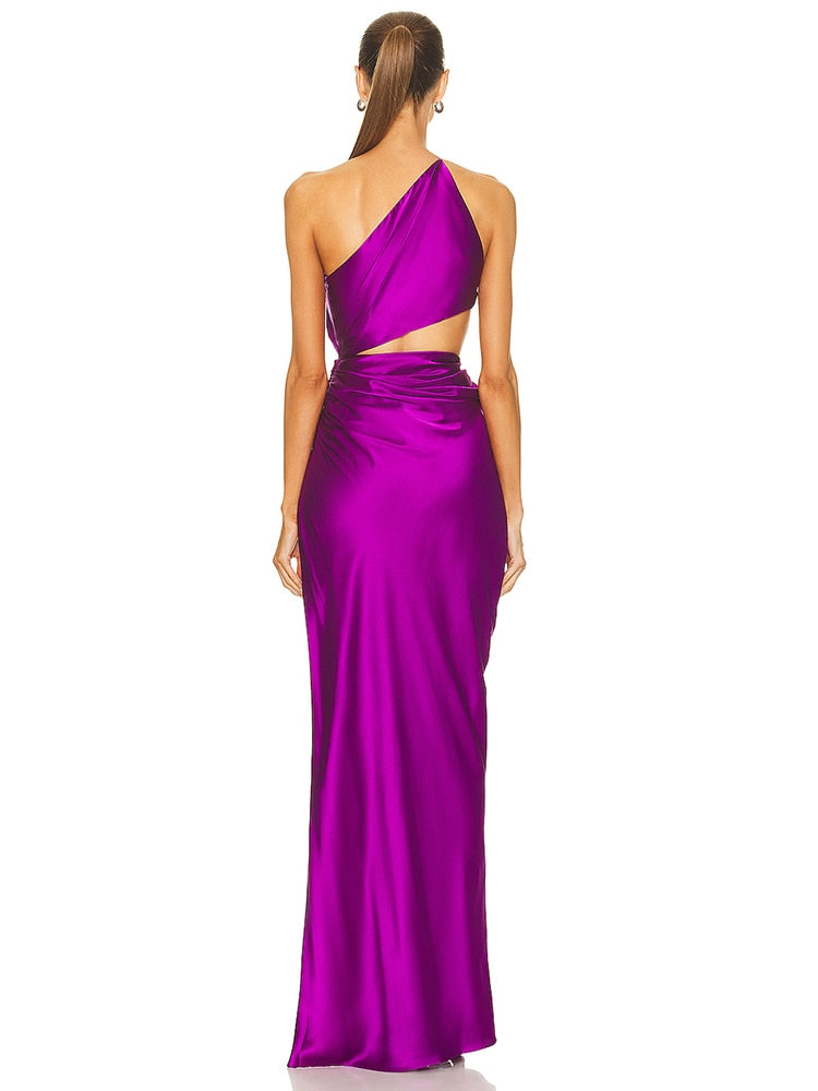 MARIA ONE SHOULDER MAXI DRESS
