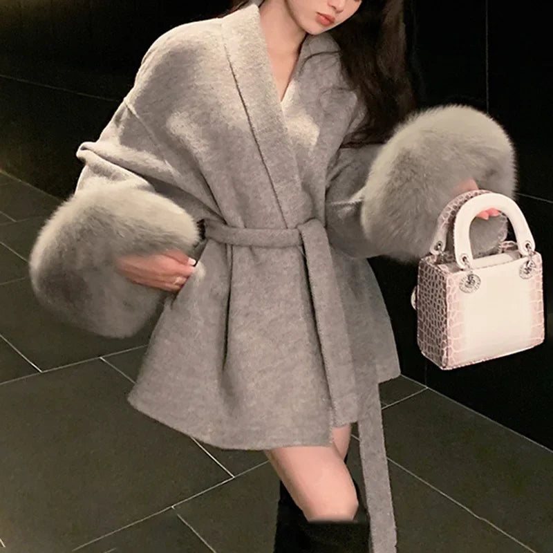 ANTONELI FOX FUR COAT
