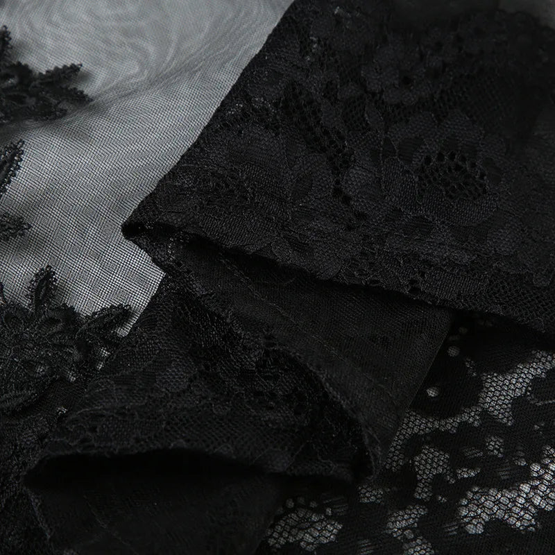 MARLIS LACE MESH DRESS