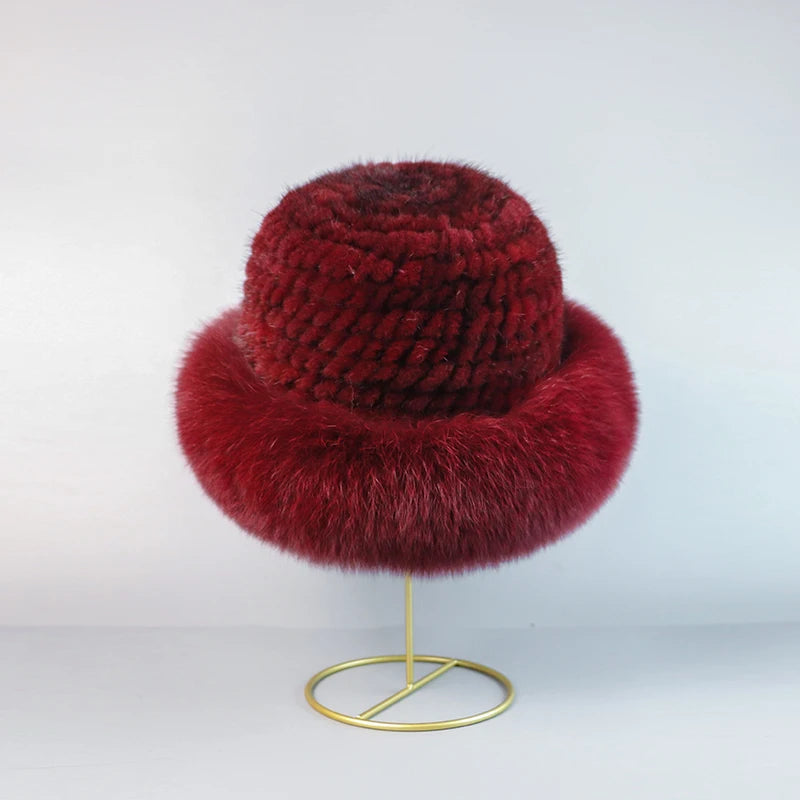 STELLA REAL MINK FUR CAP