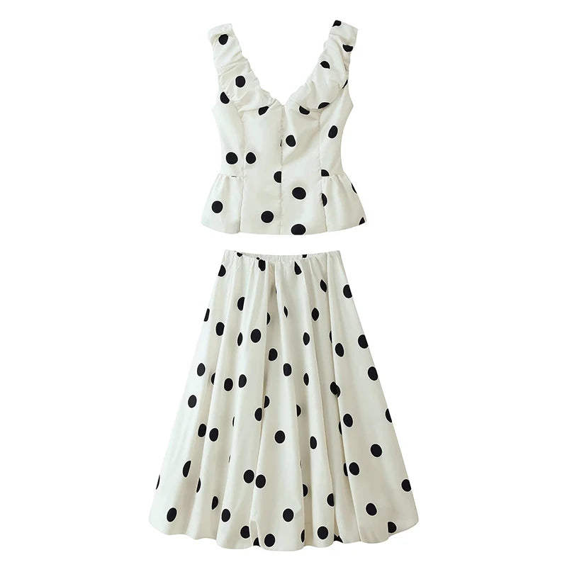 NEVA POLKA DOT BLOUSE