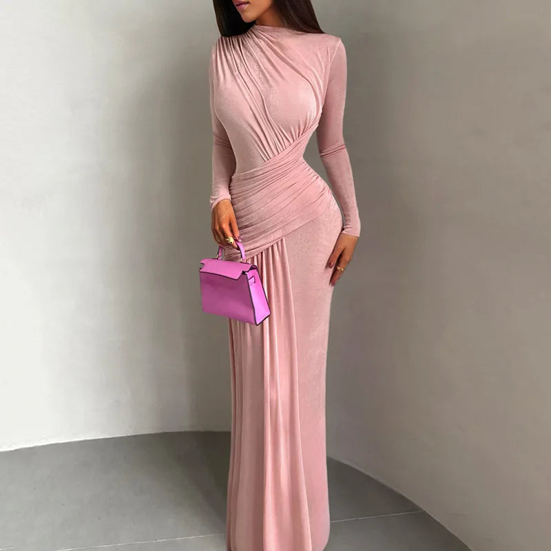 FERN RUCHED MAXI DRESS