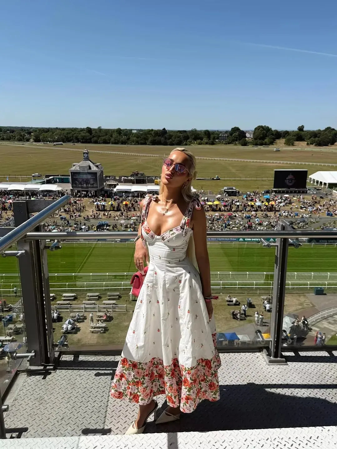 MONIKA FLORAL MIDI DRESS