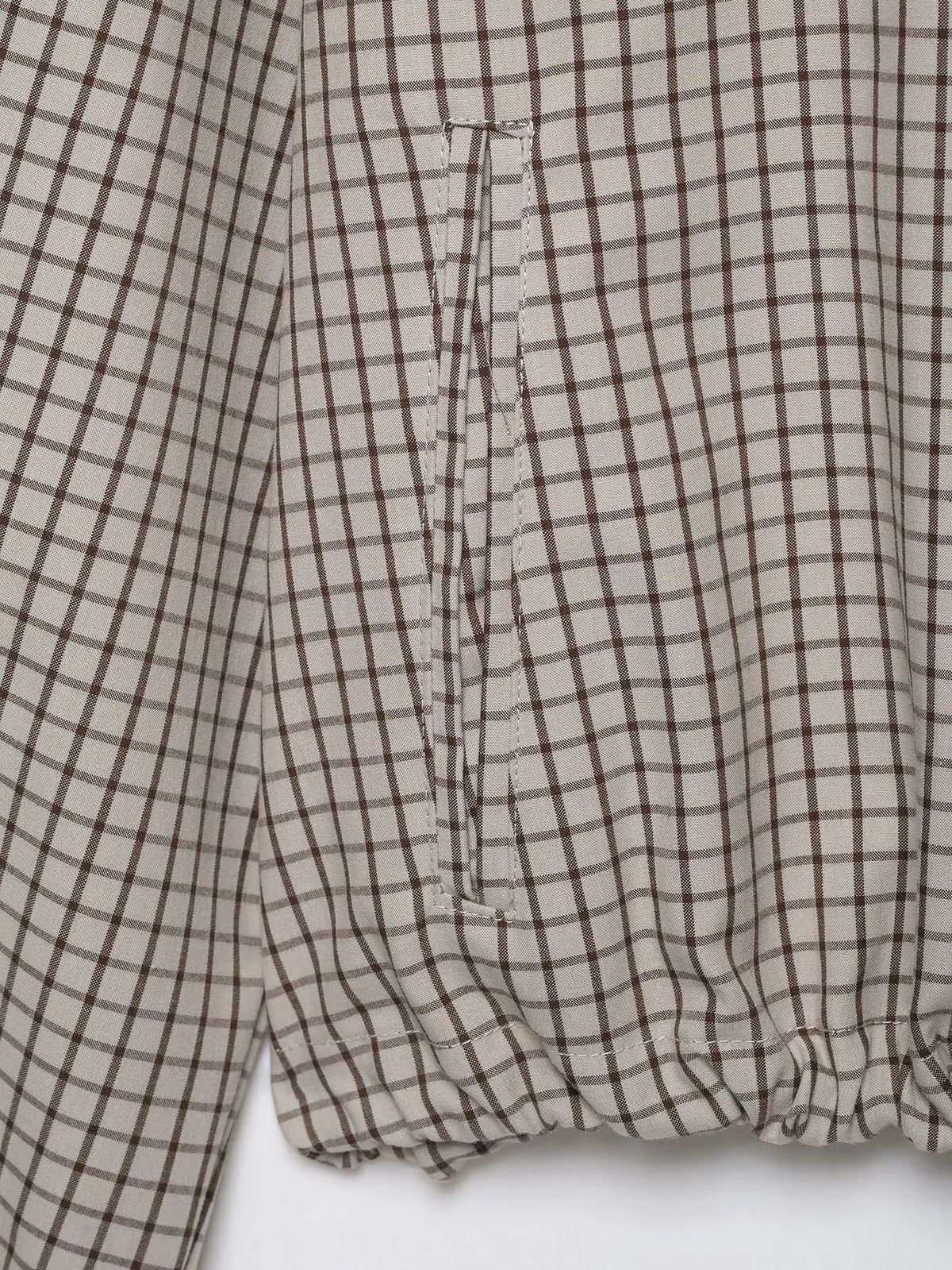Tawnie Plaid Zip Up Hooded Jacket