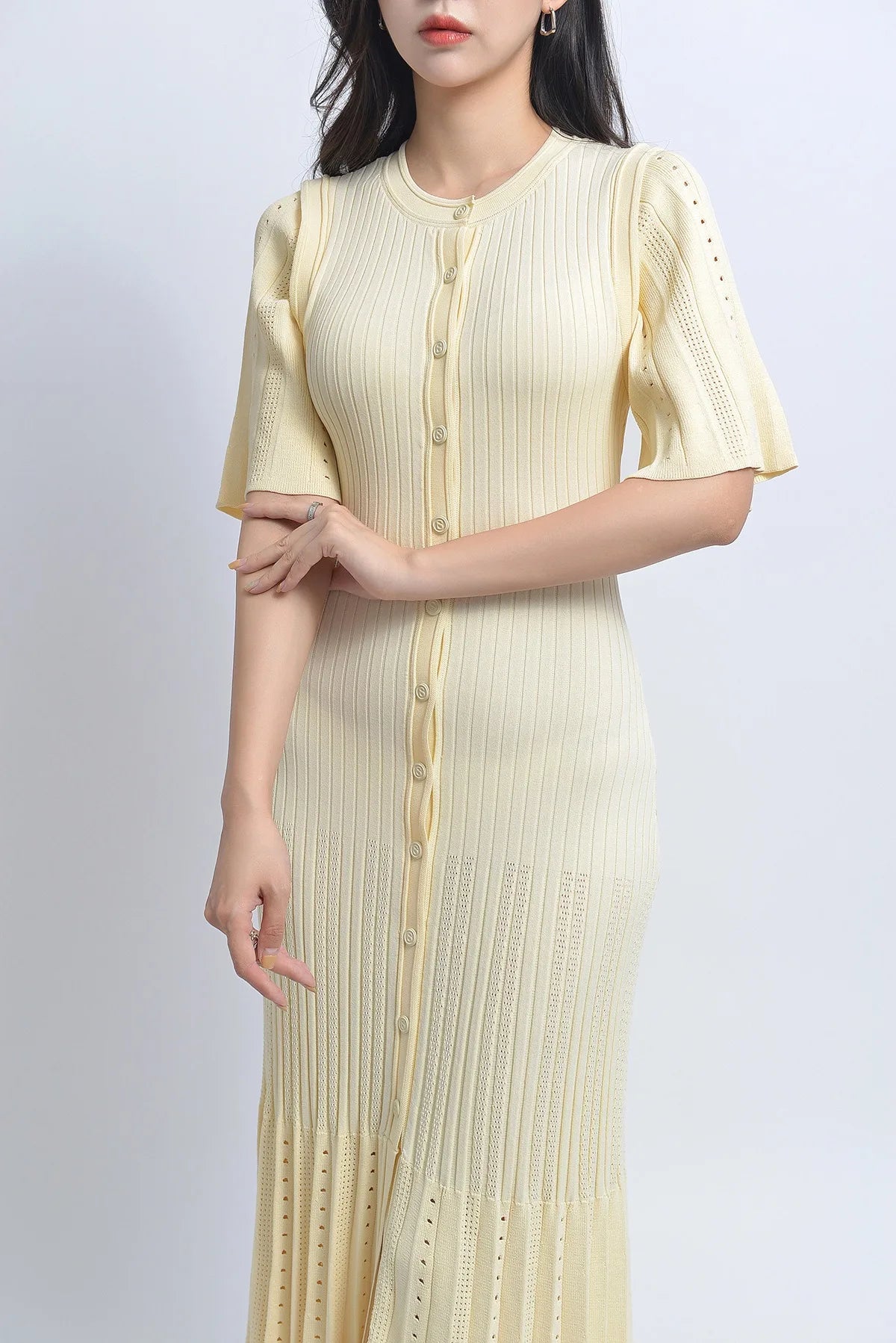 NYLA KNITTED MAXI DRESS