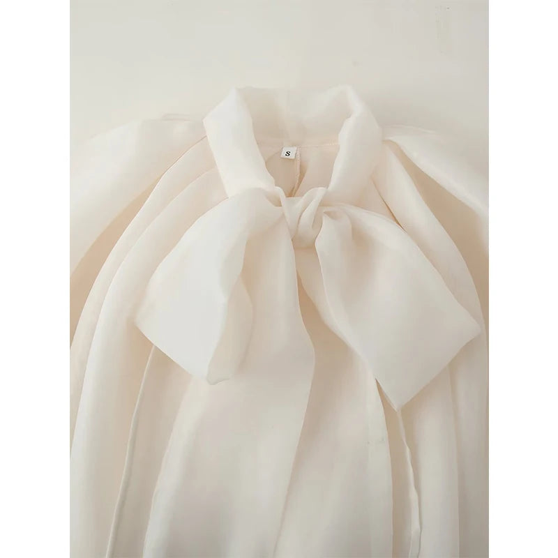 ESMA BOW TIE BLOUSE