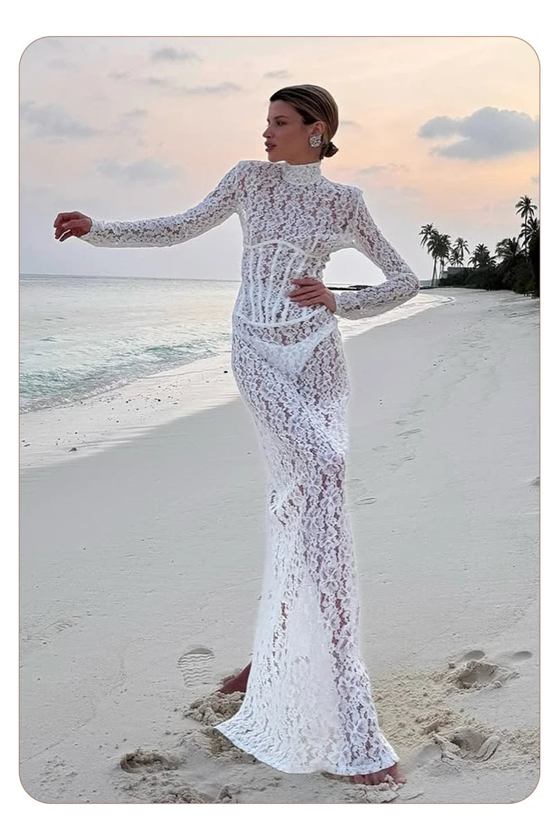 ENA LACE MAXI DRESS