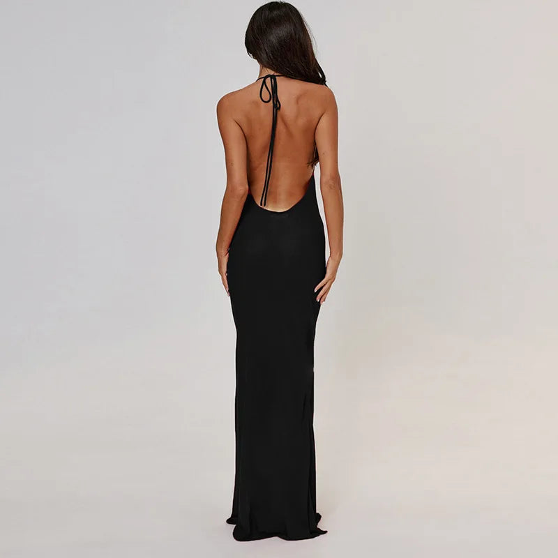 BENEDETTA BACKLESS MAXI DRESS