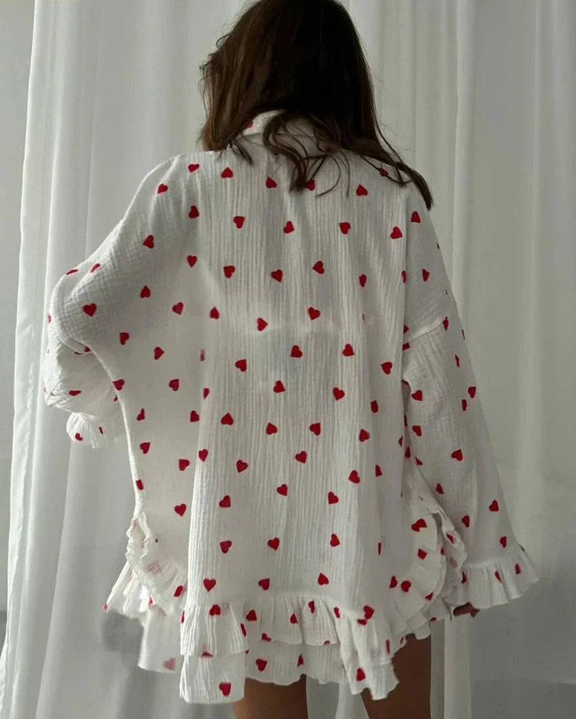 BRIGITTE THREE PIECE PAJAMAS