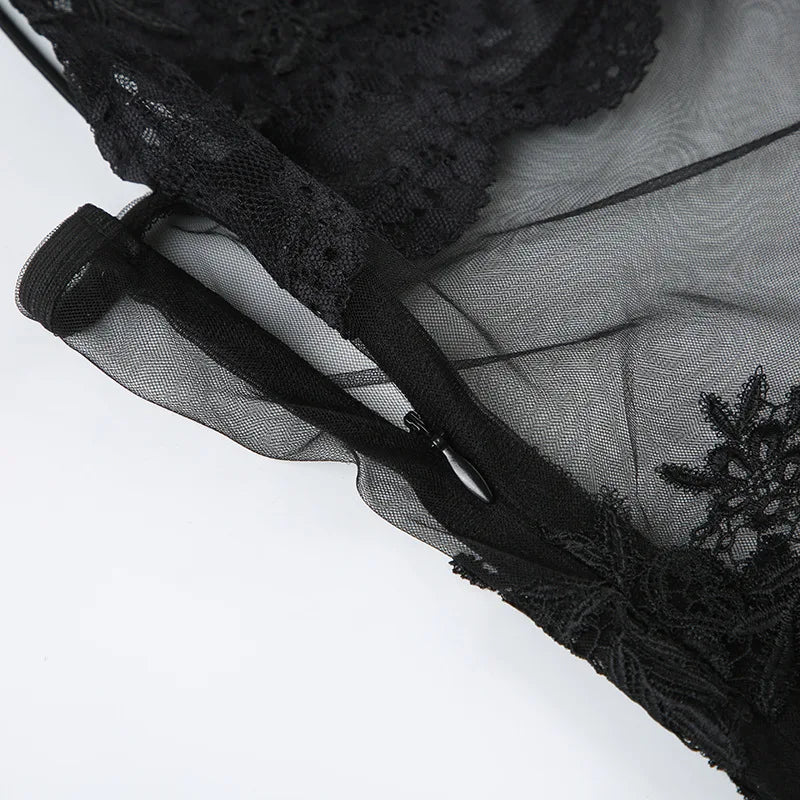 MARLIS LACE MESH DRESS